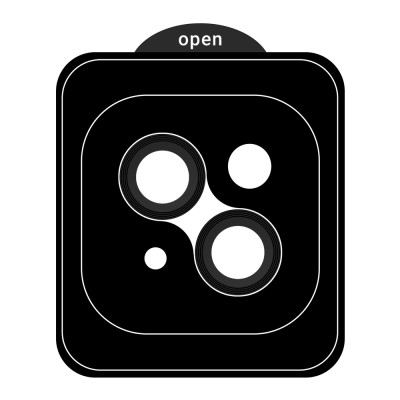 Захисне скло на камеру ArmorStandart AR  iPhone 13 Чорне