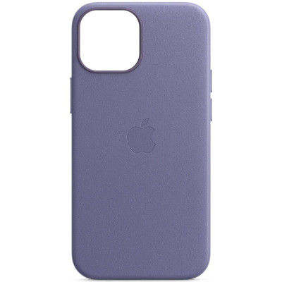 Накладка Leather Case with MagSafe iPhone 13 Pro Max Глицин/Wisteria (AA+)