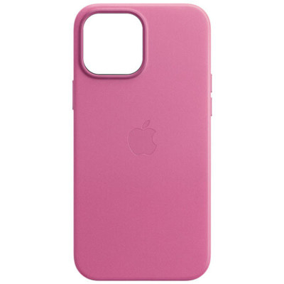 Накладка Leather Case with MagSafe iPhone 13 Pro Max Квітковий пилок/Pollen (AA+)