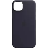 Чехол накладка Leather Case iPhone 11 Фиолетовая/Violet (AA+)
