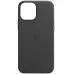Чехол накладка Leather Case iPhone 11 Чорный  (AA+)