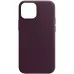 Чехол накладка Leather Case iPhone 11 Темно-вишневыий/Dark Cherry(AA+)