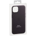 Накладка Leather Case iPhone 11 Темно-вишневыий/Dark Cherry(AA+)