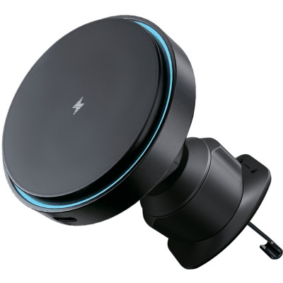 Автотримач Proove Light Circle 15W Black, Чорний