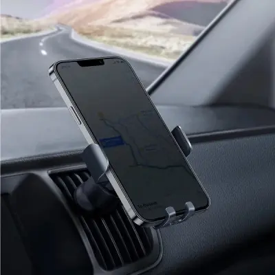 Автотримач Baseus Metal Age 2 Dark grey, Темно-сірий