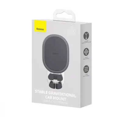 Автотримач Baseus Stable Gravitational Black, Чорний Автотримач Baseus Stable Gravitational Black, Чорний