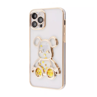 Чехол накладка Shining Bear iPhone 13 Золотая