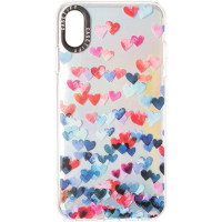 Чехол накладка Holographic Print iPhone XS Max Сердце Чехол накладка Holographic Print iPhone XS Max Сердце