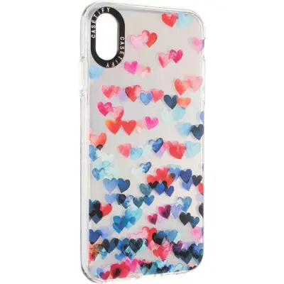 Чехол накладка Holographic Print iPhone XS Max Сердце