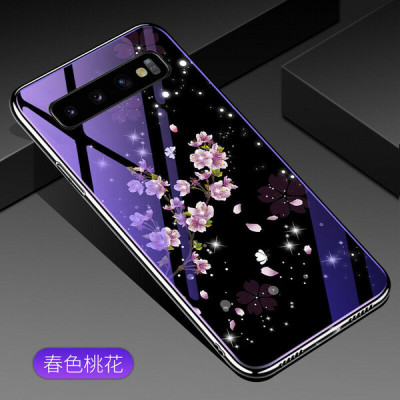 Чехол накладка Glass Fantasy Samsung N975 (Note 10+) Цветение