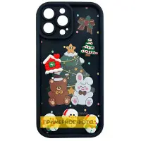 Чохол Накладка Christmas Toys Samsung A065 (A06) Чорна