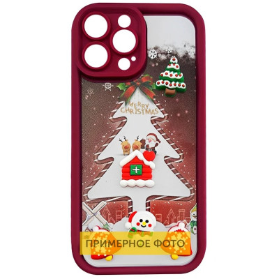 Чехол Накладка Christmas Toys Samsung A065 (A06) Красная