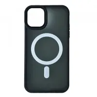 Чехол накладка Matte Guard MagSafe iPhone 11 Чёрная