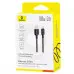 Кабель дата Baseus Silky USB Type A - Type-C 100W 2м Чорний