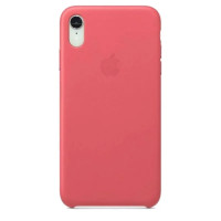 Чехол накладка Leather Case iPhone XR Пион Розовая Чехол накладка Leather Case iPhone XR Пион Розовая