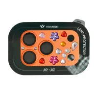 Защитное стекло  на камеру Diamond iPhone 17 Pro Max Orange