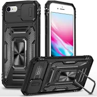 Чохол накладка Camshield Army Ring iPhone 7+ Чорна