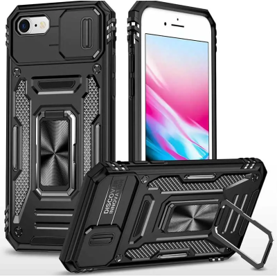 Чохол накладка Camshield Army Ring iPhone 7+ Чорна