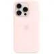 Чехол накладка HC Magsafe iPhone 15 Pro Розовая/Light Pink (AAA Animation)