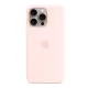 Чехол накладка HC Magsafe iPhone 15 Pro  Max Розовая/Light Pink  (AAA Animation)
