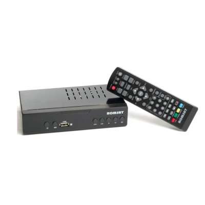 Тюнер DVB-T2 Romsat T7070HD метал серый