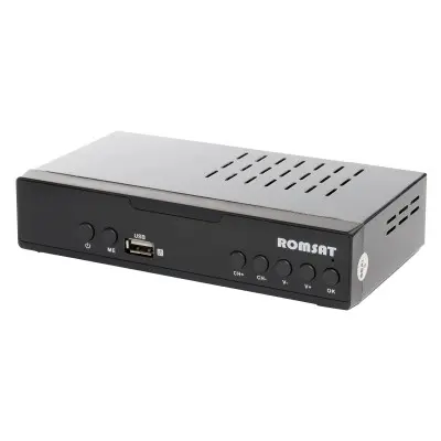 Тюнер DVB-T2 Romsat T7070HD метал серый Тюнер DVB-T2 Romsat T7070HD метал серый