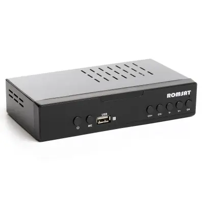 Тюнер DVB-T2 Romsat T7070HD метал серый Тюнер DVB-T2 Romsat T7070HD метал серый