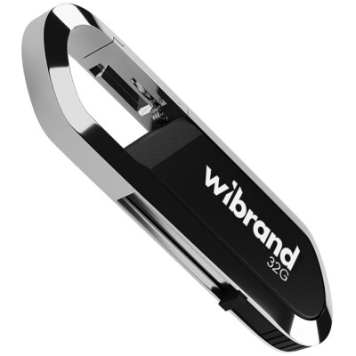 Флеш память USB 32Gb Wibrand Aligator USB 2.0 Чорная