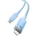 Кабель дата Baseus Explorer Type-C to Lightning 20W 1м Блакитний