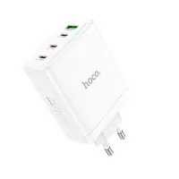 Сетевое зарядное устройство Hoco N31 Leader  100W 3PD+1USB White, Белый
