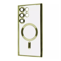 Чохол накладка WAVE Metal MagSafe Samsung S25 Ultra (S938) Золота Чохол накладка WAVE Metal MagSafe Samsung S25 Ultra (S938) Золота