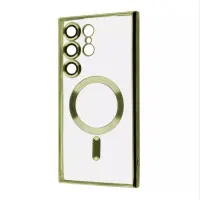 Чехол накладка WAVE Metal MagSafe Samsung S25 Ultra (S938) Золотая