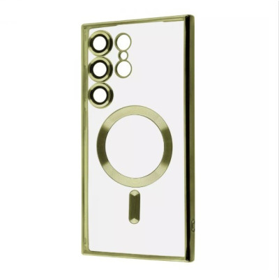 Чехол накладка WAVE Metal MageSafe Samsung S25 Ultra (S938) Золотая