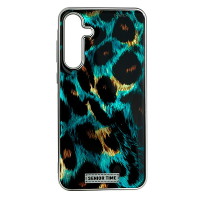 Чехол Накладка Leopard Samsung A566 (A56 5G) Зеленая