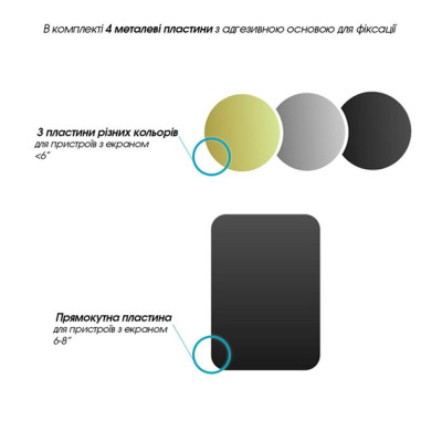 Автодержатель GlobalHold M06SM Black, Черный