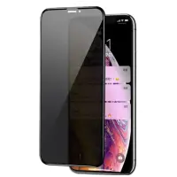 Захисне скло Антишпигун 3D iPhone 12/12 Pro Чорне