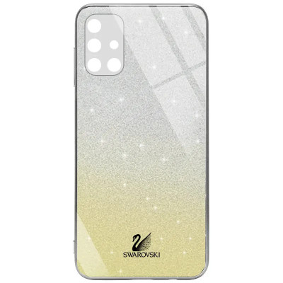 Чехол накладка Swarovski Full Samsung M317 (M31s) Золотая