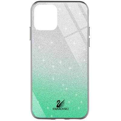 Чохол накладка Swarovski iPhone 12 Pro Max Бірюзова (M)