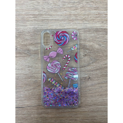 Накладка Liquid iPhone X /XS Конфеты