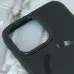 Чехол накладка Bonbon Leather MagSafe iPhone 12/12 Pro Черная