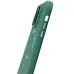 Чехол накладка Bonbon Leather MagSafe iPhone 14 Pro Max Зеленая/ Pine Green