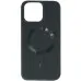 Чехол накладка Bonbon Leather MagSafe iPhone 14 Pro Max Черная
