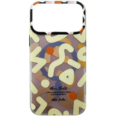 Чехол Накладка Pastel Chaos MagSafe iPhone 17 Pro Бежевая