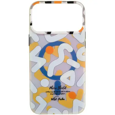 Чехол Накладка Pastel Chaos MagSafe iPhone 17 Pro Max Белая