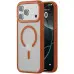Чохол Накладка Metal Buttons with MagSafe iPhone 17 Pro Помаранчева