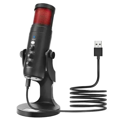 Игровой микрофон конденсаторный JMARY MC-PW9 Черный Игровой микрофон конденсаторный JMARY MC-PW9 Черный