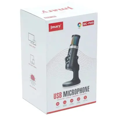 Игровой микрофон конденсаторный JMARY MC-PW9 Черный Игровой микрофон конденсаторный JMARY MC-PW9 Черный
