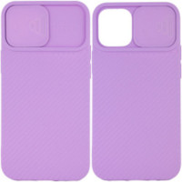 Накладка Carbon Camera Air iPhone 12 Pro Max Сиреневая Накладка Carbon Camera Air iPhone 12 Pro Max Сиреневая