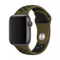 Ремешок на часы Apple Watch 38мм Nike Хаки/Черный