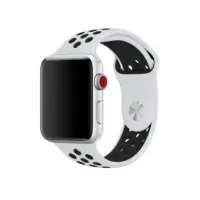Ремешок Apple Watch 38мм Nike Белый/Черный Ремешок Apple Watch 38мм Nike Белый/Черный